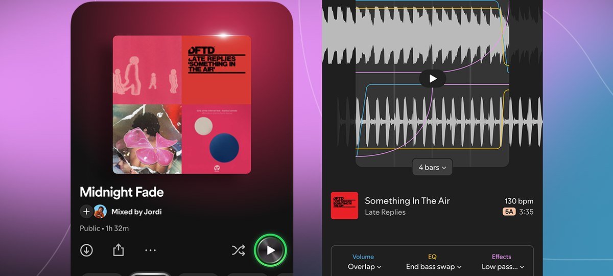 Spotify libera “Mix” para criar transições personalizadas entre músicas - Imagem do artigo