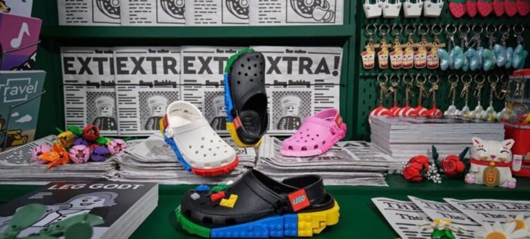 Crocs lança no Brasil o Creativity Clog em parceria com LEGO