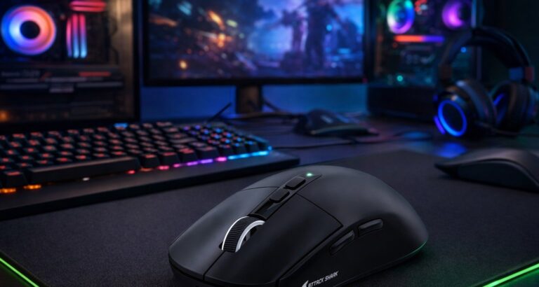 Amazon coloca mouse gamer Attack Shark X6 em oferta com 31% de desconto